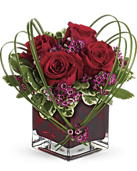 Teleflora's Sweet Thoughts Bouquet with Red Roses